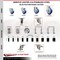 Service Caster 5 Inch 316SS Blue Poly Swivel 1-1/2 Inch Expanding Stem Caster Lock Brake SCC SCC-SS316TTLEX20S514-PPUB-BLUE-112 - alternate 2